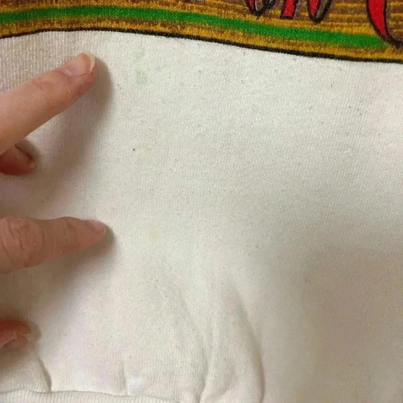 VTG Christmas Crewneck Lion & The Lamb Peace on Earth XL - Picture 4 of 6